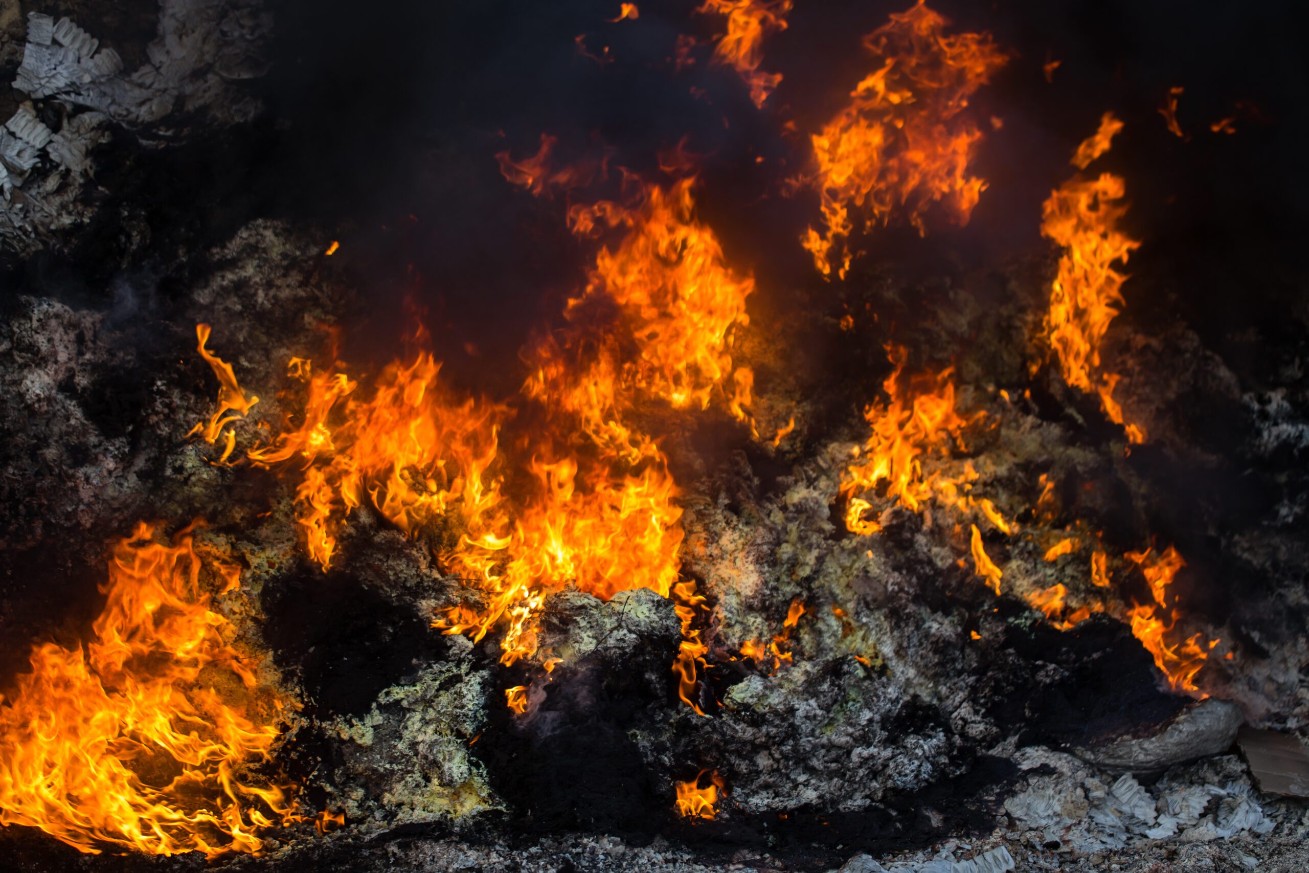Impacto ambiental de un incendio